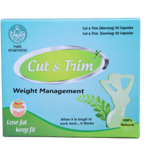 Cut & Trim – Ayurvedic Weight Management Capsules (Morning & Evening)